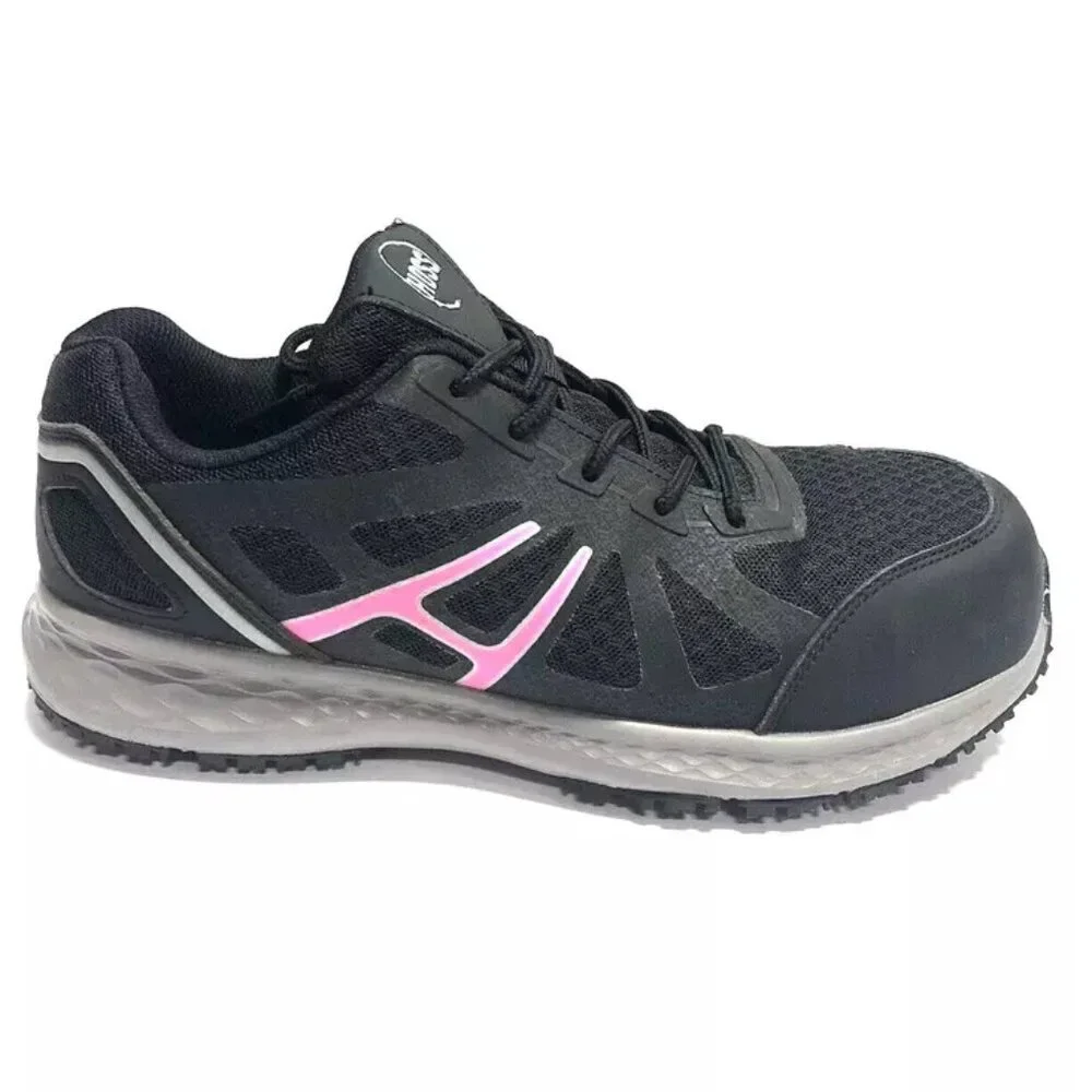 Hoss Women’s Express, Composite Toe Sneakers Black, Size 9M